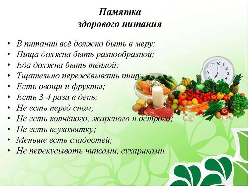 питание- залог здоровья